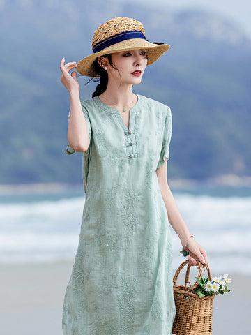 Charli Perfect Embroidery Qipao Cheongsam